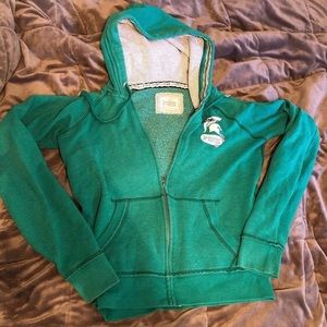 Michigan state zip up